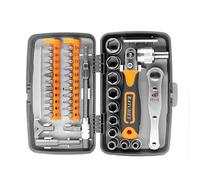 Ratcheting Screwdriver with Case for Electronics Repair 38 in 1 Ratchets Screwdriver Set with Precisions Bit Household Home Repair Tool Kit