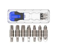 Ratcheting Stubby Screwdriver | 15 in 1 Multi Bit Magnetic Portable | Ratchet Screw Driver Set Kit | for Computer Bicycle Car DIY Repair Home Appliance Furniture Maintenance
