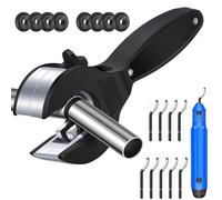 Ratcheting Tubing Cutter 1/4" to 7/8", 2-in-1 Close Quarters Pipe Cutter with Deburring Tool - Compact Ratcheting Cutter for Copper, PVC, Soft Metal (1/4" to 7/8")