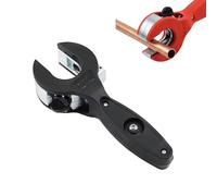 Ratcheting Tubing Cutter 8-29mm, 2 in 1 Pipe Cutter for Copper Aluminum Stainless Steel, Ratchet Pipe Cutters, Close Quarters Plumbing Tool for Tight Spaces (Black)