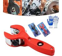 Ratcheting Tubing Cutter, 8-29mm or 1/4"-7/8" Ratchet Copper Pipe Cutter, 2 in 1 Close Quarters Tube Compact Cutter, Ratcheting Tubing Cutter Tool for PVC, Ppr, Plastic Hoses (Red)