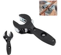 Ratcheting Tubing Cutter, Copper Pipe Cutter, 2 in 1 Close Quarters Tube Compact Cutter, Ratcheting PVC Cutter, Tubing Cutter 1/4" to 7/8" (1 Set)