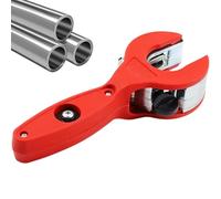 Ratcheting Tubing Cutter, Ratcheting PVC Cutter, Copper Pipe Cutter Tubing Cutter 1/4" to 7/8", 2 in 1 Close Quarters Tube Compact Cutter, Pipe Plumbing for PVC, Soft Metals
