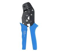 Ratcheting Wire Crimper Professional Ratchet Terminal Crimping Pliers Multifunctional Automatic Crimping Tool for Electrical Wiring Pin Connector Blade Alloy Steel