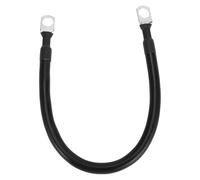 RATCHROLL 1 Pc Universal Battery Inverter Cable 3/8" Lug 1FT Battery Cable 4 AWG Gauge Black Tinned Copper