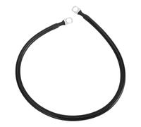 RATCHROLL 1 Pc Universal Battery Inverter Cable 3/8" Lug 2FT Battery Cable 4 AWG Gauge Black Tinned Copper