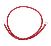 RATCHROLL 1 Pc Universal Battery Inverter Cable 3/8" Lug 3FT Battery Cable 6 AWG Gauge Red Tinned Copper