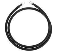 RATCHROLL 1 Pc Universal Battery Inverter Cable 3/8" Lug 4.5FT Battery Cable 3 AWG Gauge Black Tinned Copper