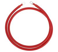 RATCHROLL 1 Pc Universal Battery Inverter Cable 3/8" Lug 4.5FT Battery Cable 3 AWG Gauge Red Tinned Copper