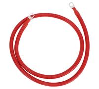 RATCHROLL 1 Pc Universal Battery Inverter Cable 3/8" Lug 4FT Battery Cable 3 AWG Gauge Red Tinned Copper