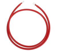 RATCHROLL 1 Pc Universal Battery Inverter Cable 3/8" Lug 5.5FT Battery Cable 3 AWG Gauge Red Tinned Copper
