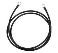 RATCHROLL 1 Pc Universal Battery Inverter Cable 3/8" Lug 5FT Battery Cable 8 AWG Gauge Black Tinned Copper