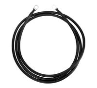 RATCHROLL 1 Pc Universal Battery Inverter Cable 3/8" Lug 6.5FT Battery Cable 5 AWG Gauge Black Tinned Copper