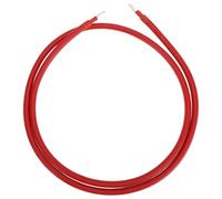 RATCHROLL 1 Pc Universal Battery Inverter Cable 3/8" Lug 6FT Battery Cable 3 AWG Gauge Red Tinned Copper