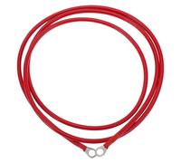 RATCHROLL 1 Pc Universal Battery Inverter Cable 3/8" Lug 7FT Battery Cable 6 AWG Gauge Red Tinned Copper