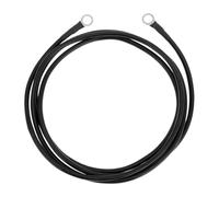 RATCHROLL 1 Pc Universal Battery Inverter Cable 3/8" Lug 7FT Battery Cable 8 AWG Gauge Black Tinned Copper