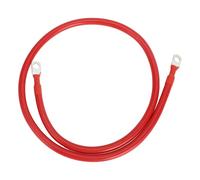 RATCHROLL 1 Pc Universal Battery Inverter Cable 5/16" Lug 3FT Battery Cable 4 AWG Gauge Red Tinned Copper