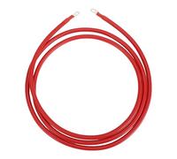 RATCHROLL 1 Pc Universal Battery Inverter Cable 5/16" Lug 8FT Battery Cable 4 AWG Gauge Red Tinned Copper