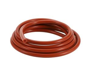 RATCHROLL 1 Pcs Silicone Vacuum Tubing Hose High Temperature 6.6Ft 1/8" 3mm ID 3.5mm Thickness Automotive Vacuum Line 130PSI Max Pressure Red