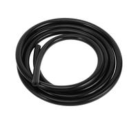RATCHROLL 1 Pcs Universal Silicone Vacuum Tubing Hose High Temperature 5FT 3/16" 4mm ID 3mm Thickness Automotive Vacuum Line 130PSI Max Pressure Black Silicone