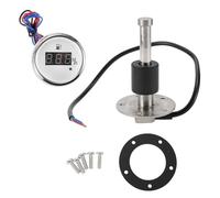 RATCHROLL 1 Set Fuel Sending Unit and Gauge Kit 3.94" Length Boat Fuel Sending Unit Marine Fuel Sender Unit Silver Tone Black White Metal 240-33 Ohm