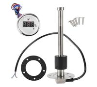 RATCHROLL 1 Set Fuel Sending Unit and Gauge Kit 6.89" Length Boat Fuel Sending Unit Marine Fuel Sender Unit Silver Tone Black White Metal 240-33 Ohm