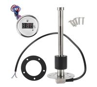 RATCHROLL 1 Set Fuel Sending Unit and Gauge Kit 7.87" Length Boat Fuel Sending Unit Marine Fuel Sender Unit Silver Tone Black White Metal 240-33 Ohm