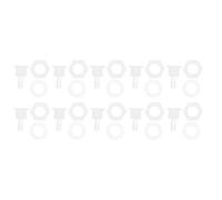 RATCHROLL 1 Set Plastic Hose Barb Fitting 15/64" Hose ID Barb M16 Male Thread Thru-Bulk Bulkhead Fittings Clear PP