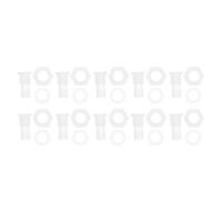 RATCHROLL 1 Set Plastic Hose Barb Fitting 25/64" Hose ID Barb M14 Male Thread Thru-Bulk Bulkhead Fittings Clear PP
