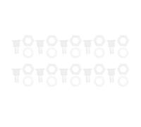 RATCHROLL 1 Set Plastic Hose Barb Fitting 5/16" Hose ID Barb M16 Male Thread Thru-Bulk Bulkhead Fittings Clear PP