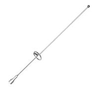 RATCHROLL 1 Set Universal Clipped Dummy Antenna Mount 14.6" Circle Design Aerial for Decoration Only Silver Tone