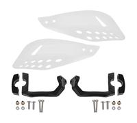 RATCHROLL 1 Set Universal Hand Guard Knuckle Guard Protector for Motorcycles Handguard Cold Protection Windproof Rainproof White ABS