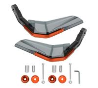 RATCHROLL 1 Set Universal Hand Guard Knuckle Guard Protector for Motorcycles Handguard Cold Protection Windproof Rainproof Orange CNC Aluminum Alloy,ABS