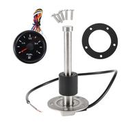 RATCHROLL 1set Fuel Sending Unit and Gauge Kit 125mm Length Boat Fuel Sending Unit Marine Fuel Sender Unit Black Silver Tone Metal 240-33 Ohm