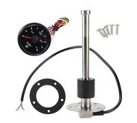 RATCHROLL 1set Fuel Sending Unit and Gauge Kit 200mm Length Boat Fuel Sending Unit Marine Fuel Sender Unit Black Silver Tone Metal 240-33 Ohm