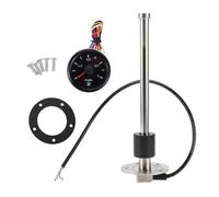RATCHROLL 1set Fuel Sending Unit and Gauge Kit 225mm Length Boat Fuel Sending Unit Marine Fuel Sender Unit Black Silver Tone Metal 240-33 Ohm