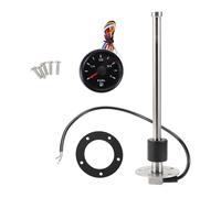 RATCHROLL 1set Fuel Sending Unit and Gauge Kit 241mm Length Boat Fuel Sending Unit Marine Fuel Sender Unit Black Silver Tone Metal 240-33 Ohm