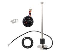 RATCHROLL 1set Fuel Sending Unit and Gauge Kit 280mm Length Boat Fuel Sending Unit Marine Fuel Sender Unit Black Silver Tone Metal 240-33 Ohm