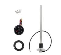 RATCHROLL 1set Fuel Sending Unit and Gauge Kit 350mm Length Boat Fuel Sending Unit Marine Fuel Sender Unit Black Silver Tone Metal 240-33 Ohm