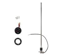 RATCHROLL 1set Fuel Sending Unit and Gauge Kit 660mm Length Boat Fuel Sending Unit Marine Fuel Sender Unit Black Silver Tone Metal 240-33 Ohm