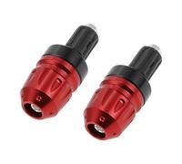 RATCHROLL 2pcs Motorcycle Bar Ends Plug Universal Handlebar Bar End Caps Aluminum Alloy for 20mm Handlebar Red