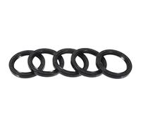 RATCHROLL Universal Oil Seal TC Double Lip W Steel Spring Seal Ring Rotary Shaft Seal 42x55x7mm High Pressure NBR Rubber Black 5 Pcs