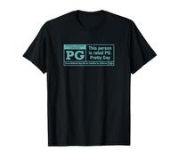 Rate PG For Pretty Gay Funny Cute Trendy Gay Pride Stuff T-Shirt