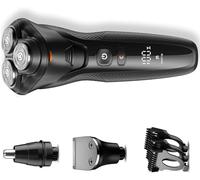 rategist Cordless Electric Razor for Men: 3-in-1 Shaver for Beard/Nose/Sideburns - IPX7 Waterproof Travel Kit - Turbo Speed & Precision Blades