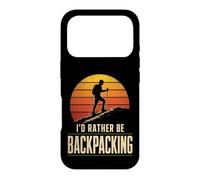 Rather Be Backpacking Hiking Thru Hiker Trail Gift Retro Case for iPhone 17 Pro