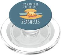 Rather Be Collecting Seashells Ocean Sea Shell Collector PopSockets PopGrip for MagSafe