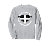 Rather Be In Cornwall A Cool Flag for Proud Cornish Roots Sweatshirt