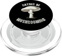 Rather Be Mushrooming Mushroom Hunter PopSockets PopGrip for MagSafe