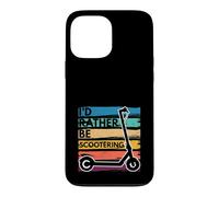 Rather Be Scootering Vintage Electric Scooter with Saying Case for iPhone 13 Pro Max