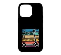 Rather Be Scootering Vintage Electric Scooter with Saying Case for iPhone 14 Pro Max